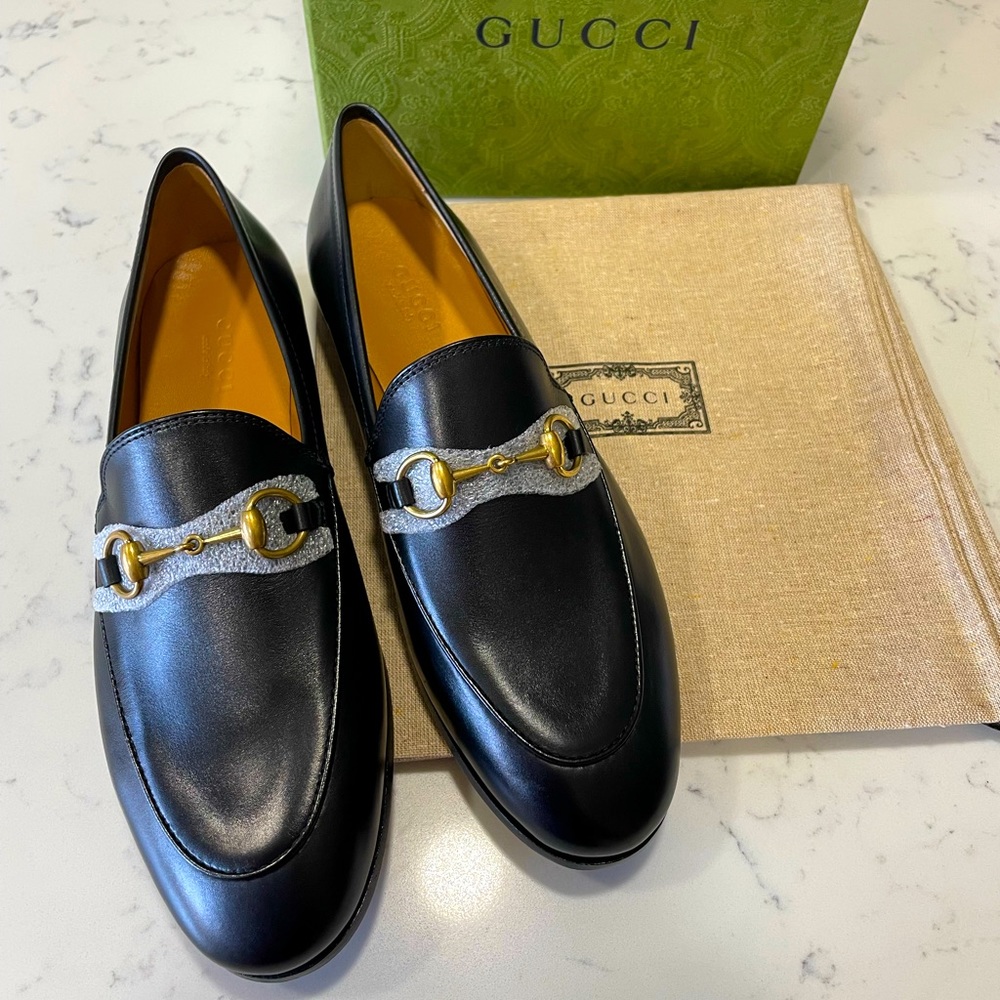 Gucci Women's Jordaan Leather Loafers